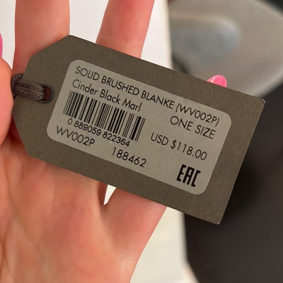 NWT All Saints Brushed Wool Blanket Scarf - Picture 4 of 4